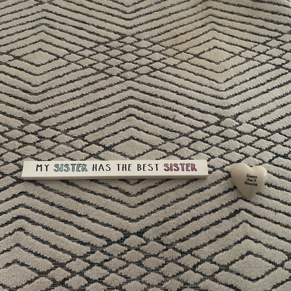 Set of 2 “Sisters” Decorations